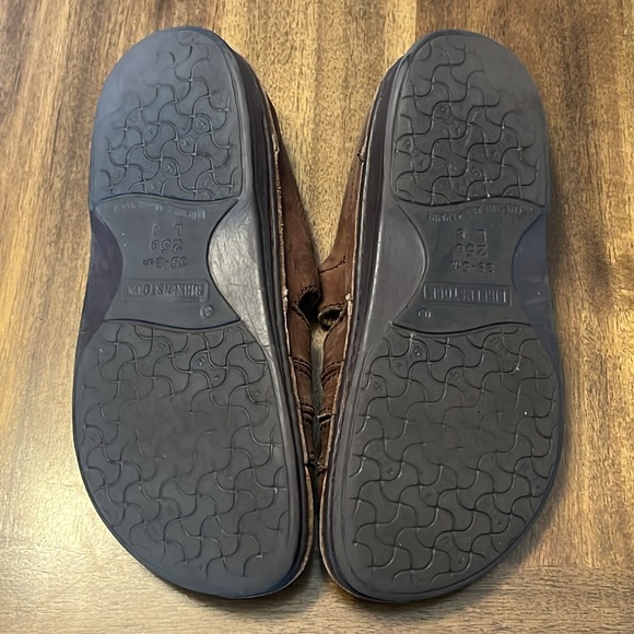 Birkenstock Women’s Brown Leather Madeira Fisherman Closed Toe Sandals Size 8 - Picture 12 of 14